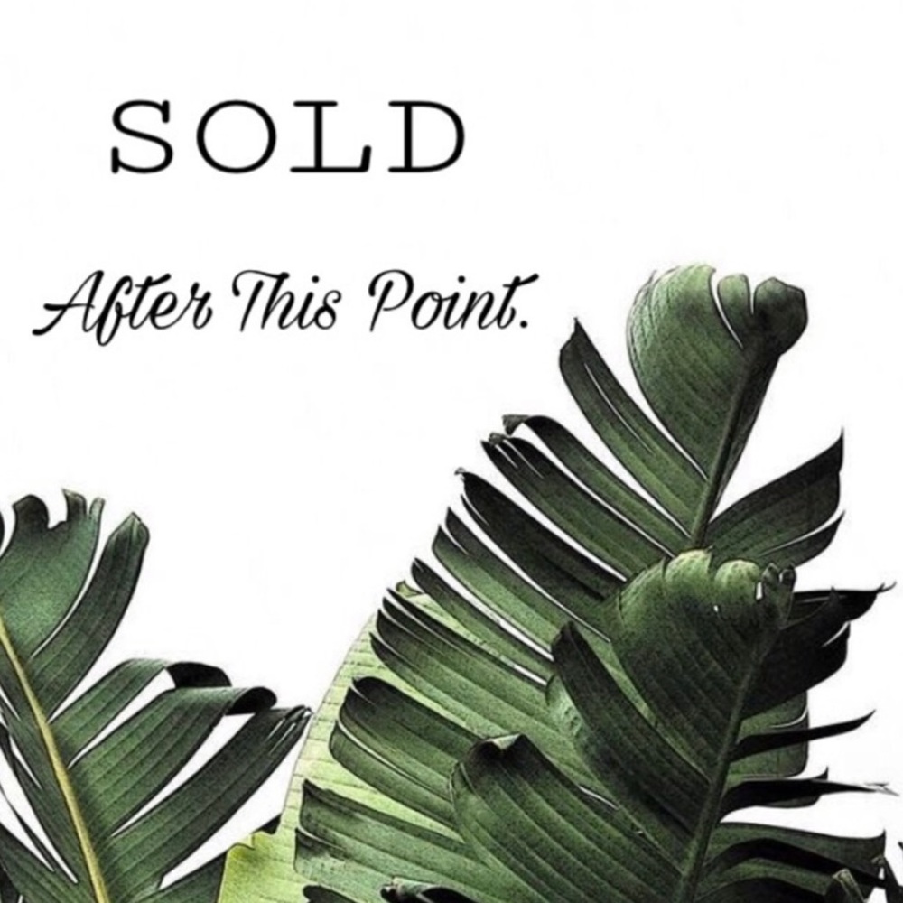 Sold Beyond This Point
